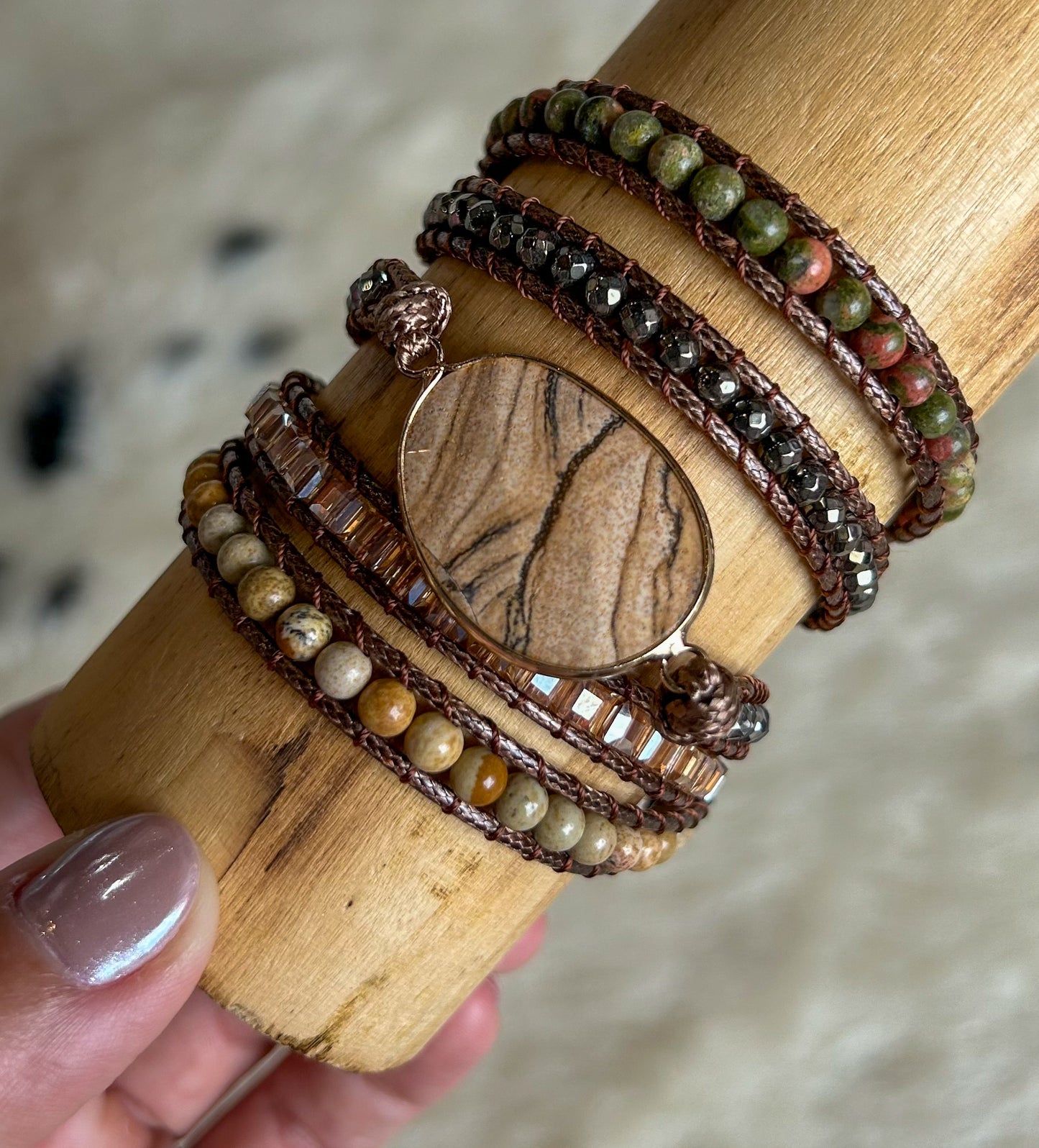 Bracelet Bohemian Stones Wrap