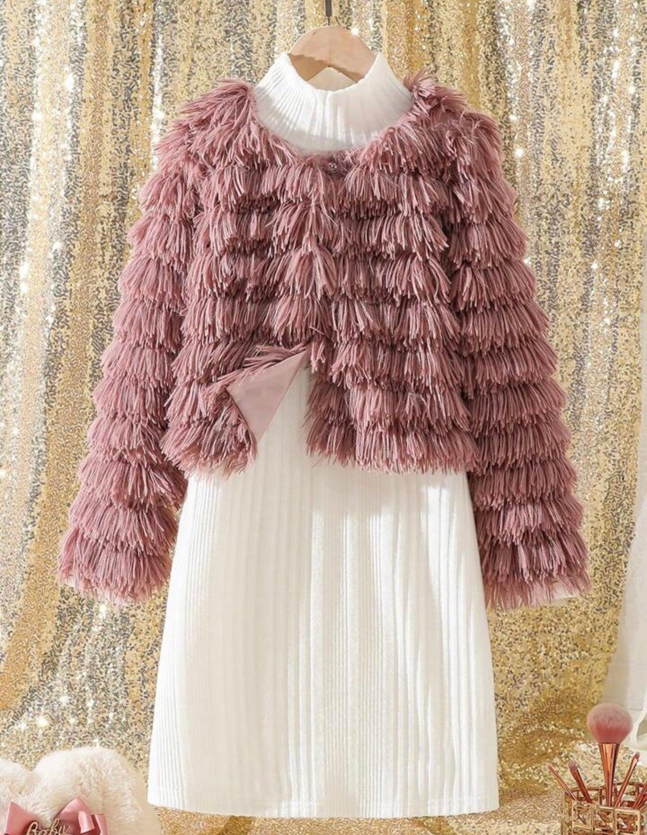 Girls Sweater Dress Set - BeLoved Boutique 