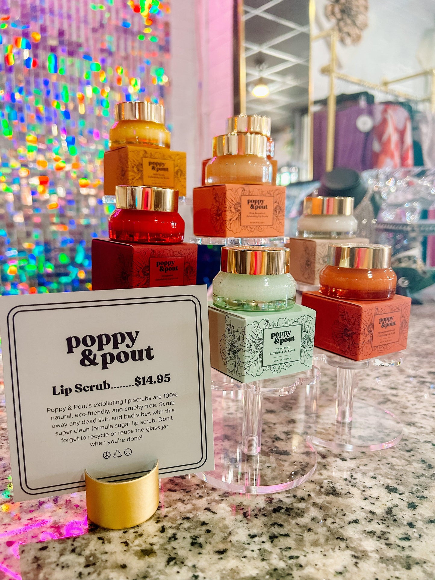 Poppy & Pout Lip Scrub - BeLoved Boutique 