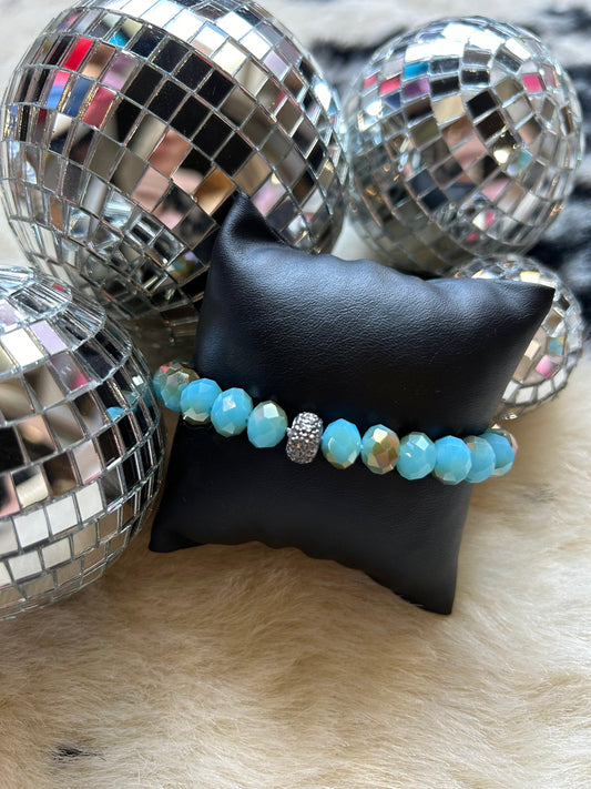 Shimmer Bead Elastic Bracelets - BeLoved Boutique 