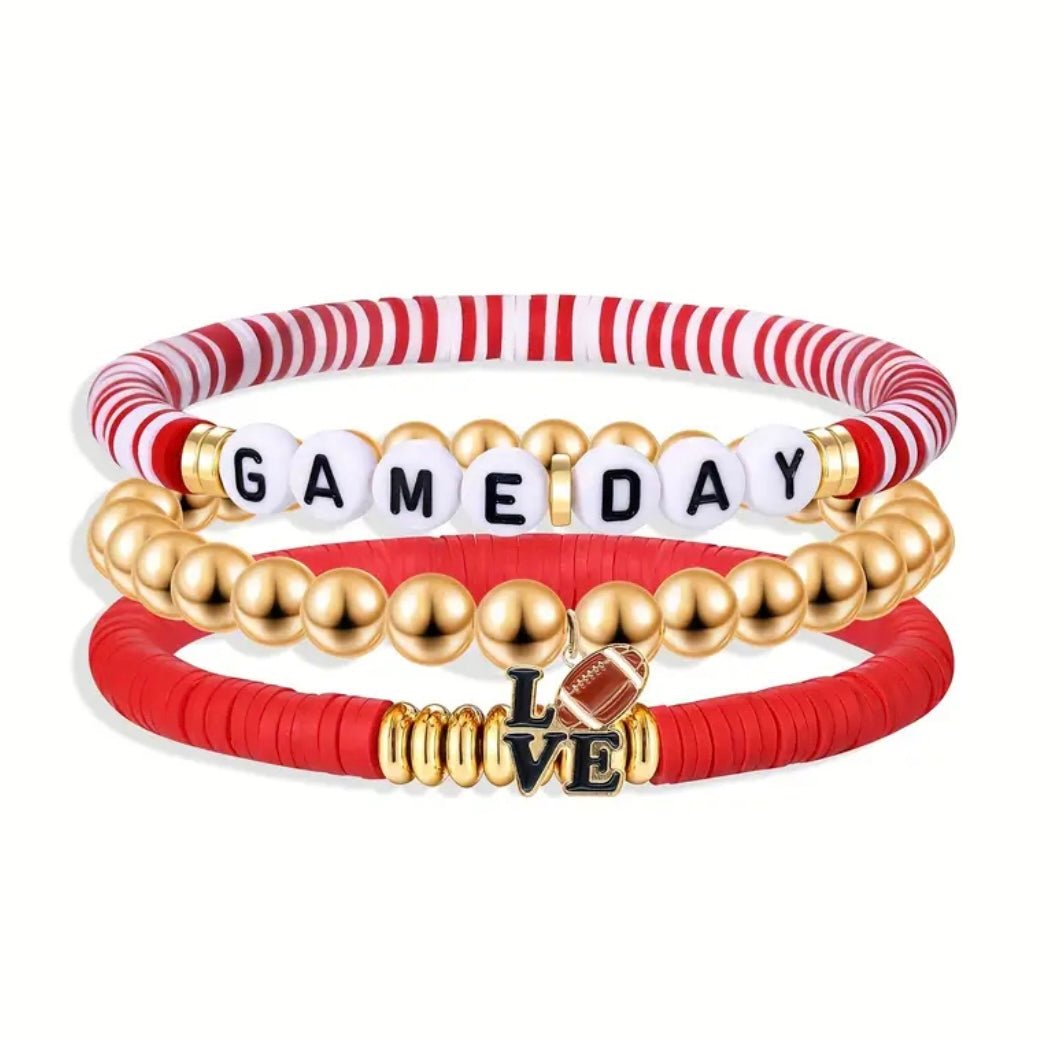 Football Bracelet Set