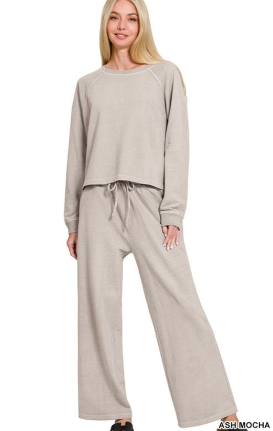 Lounge Set 2 Pc Pullover/Pant