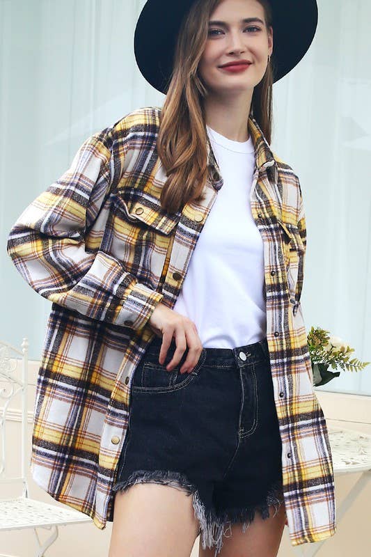 Shacket Flannel Plaid