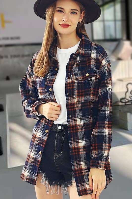 Shacket Flannel Plaid