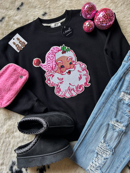 Crewneck SANTA Vintage Sequins