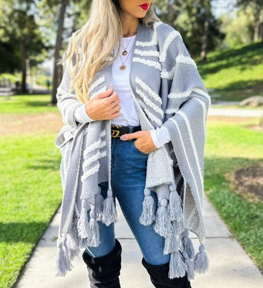 Kimono Western Tassel Chunky