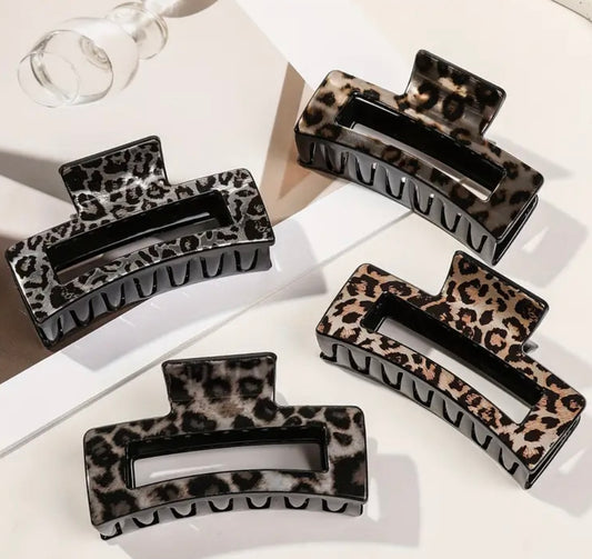 Leopard Claw Hair Clips