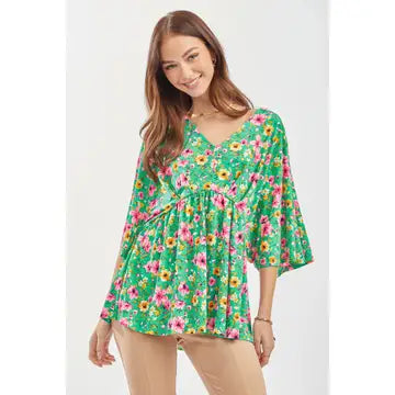 Top Floral Dolman Dreamer