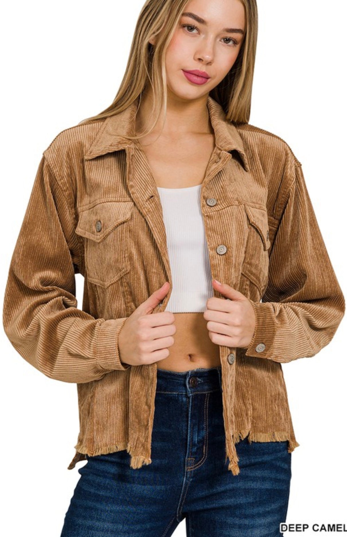 Jacket Corduroy Cropped