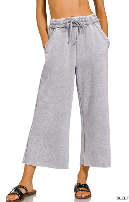 Sweatpants Fleece Palazzo