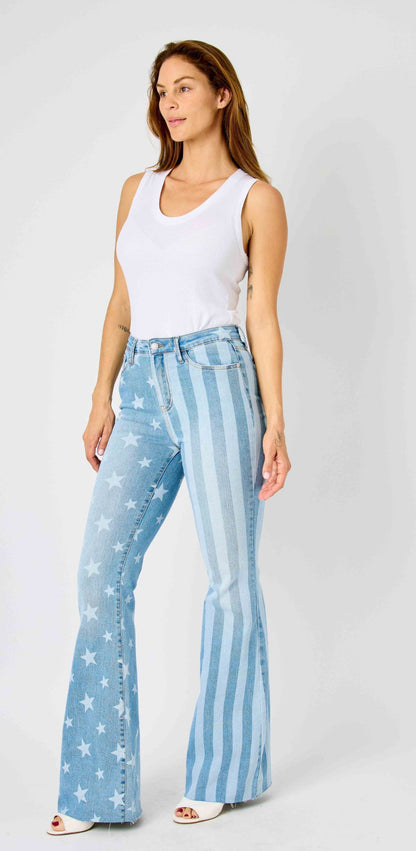 Judy Blue Flares Americana