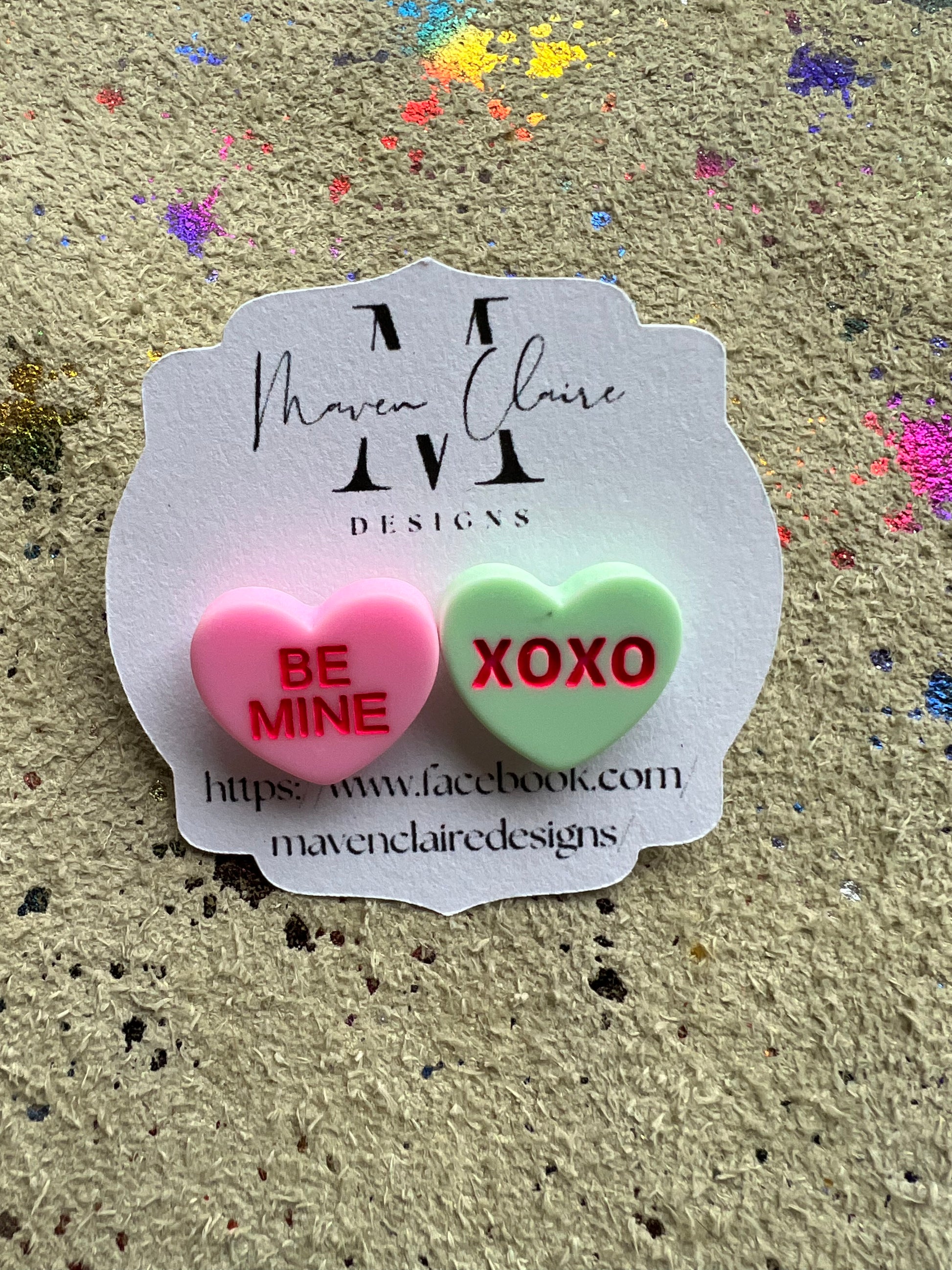 BE MINE Valentine Earrings - BeLoved Boutique 