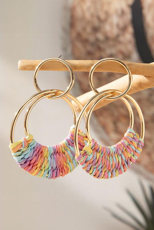 Bohemian Dangle Hoop Earrings - BeLoved Boutique 