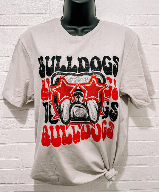 Bulldog Bling Tee - BeLoved Boutique 