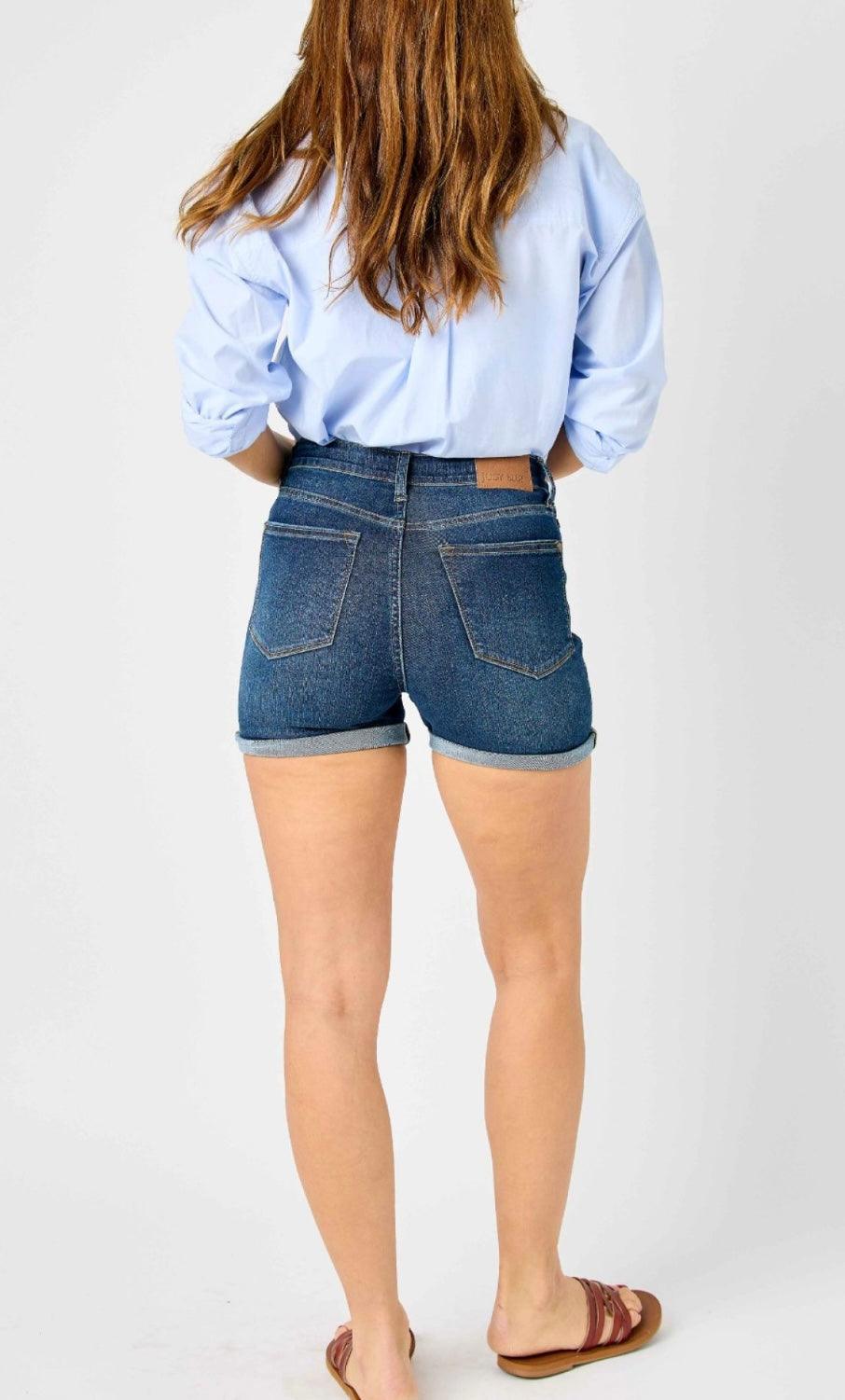 Judy Blue Tummy Control Shorts - BeLoved Boutique 