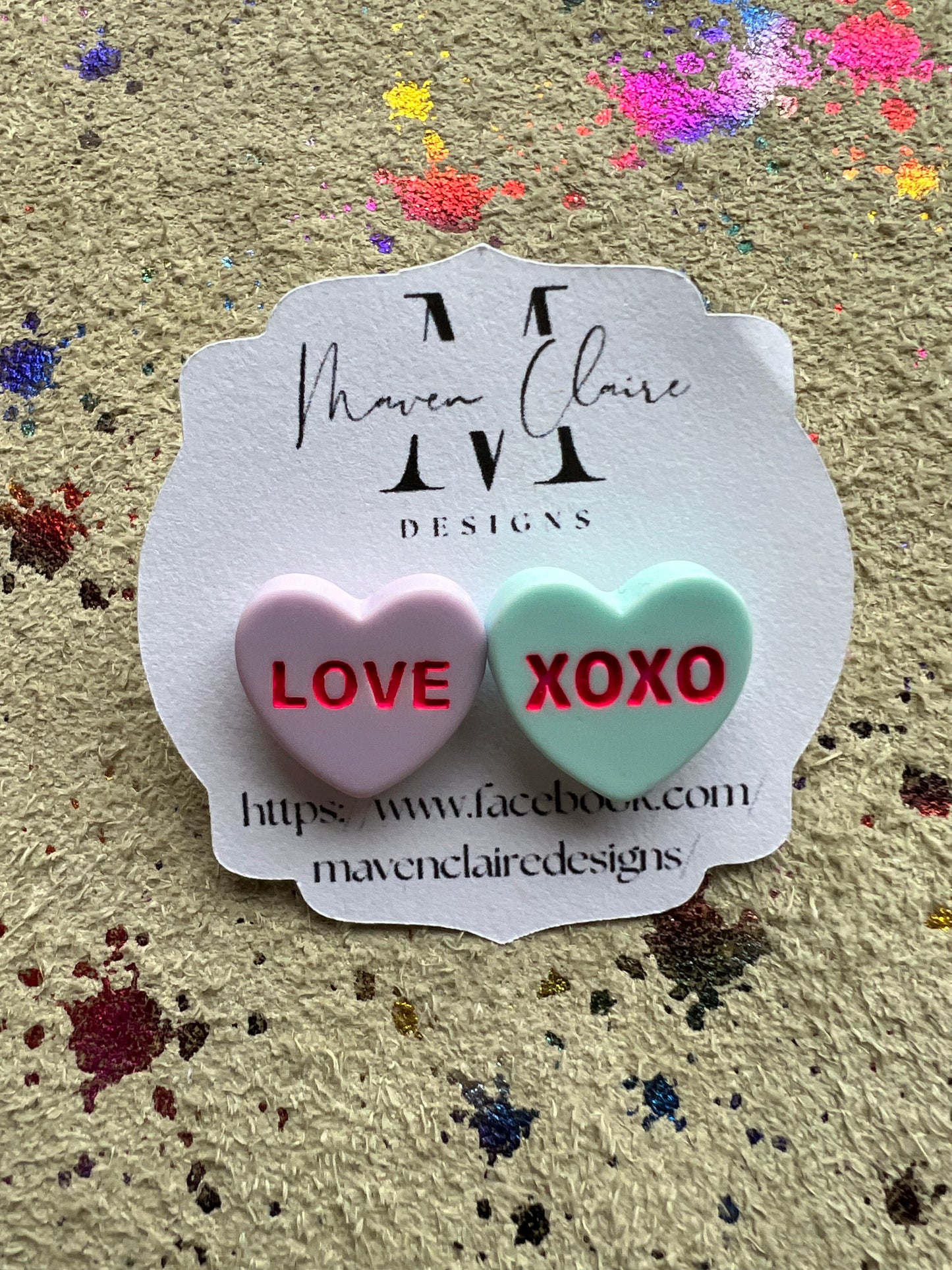 LOVE Valentine Earrings - BeLoved Boutique 