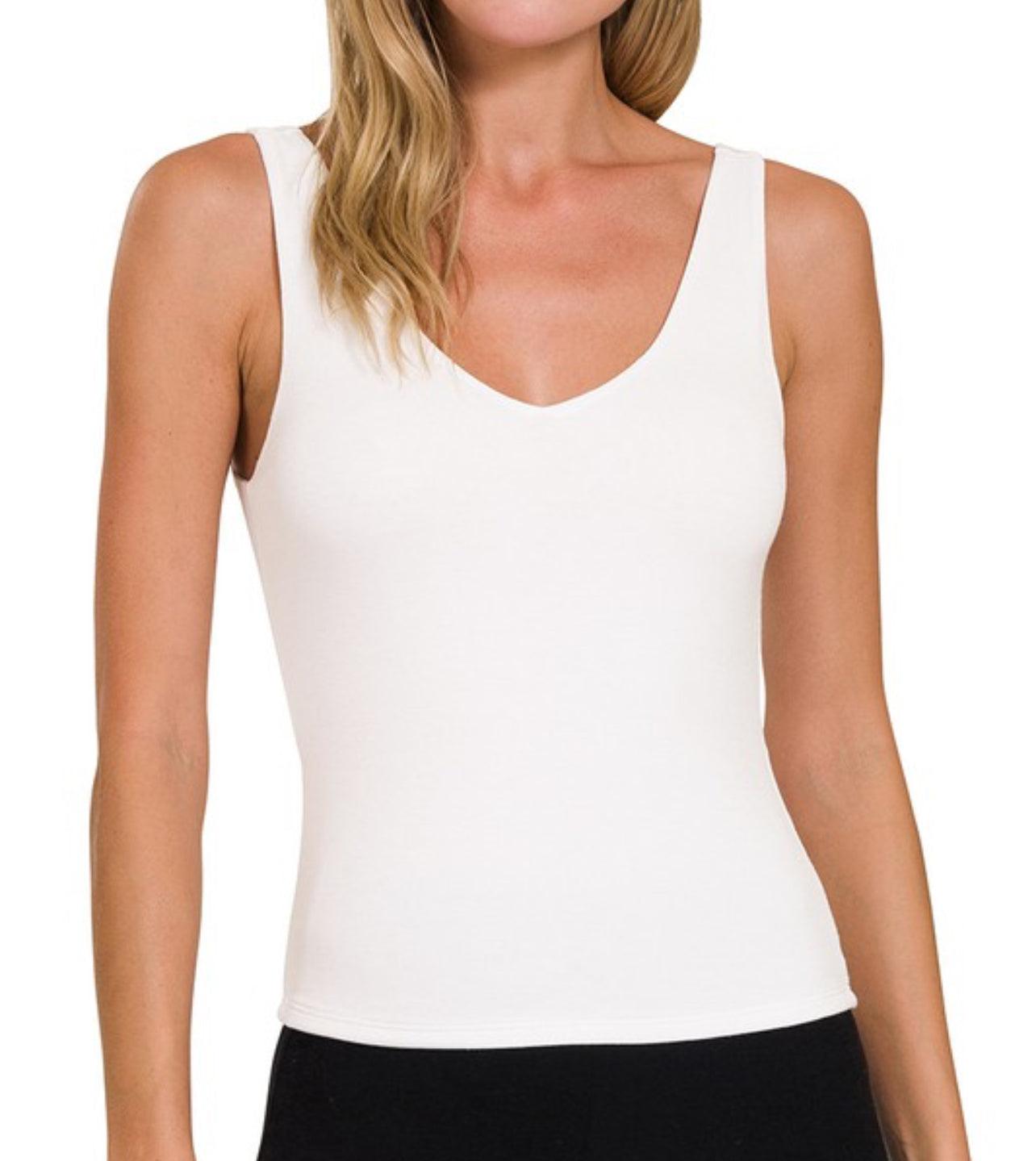 Luxe Two Layer Tank Top - BeLoved Boutique 