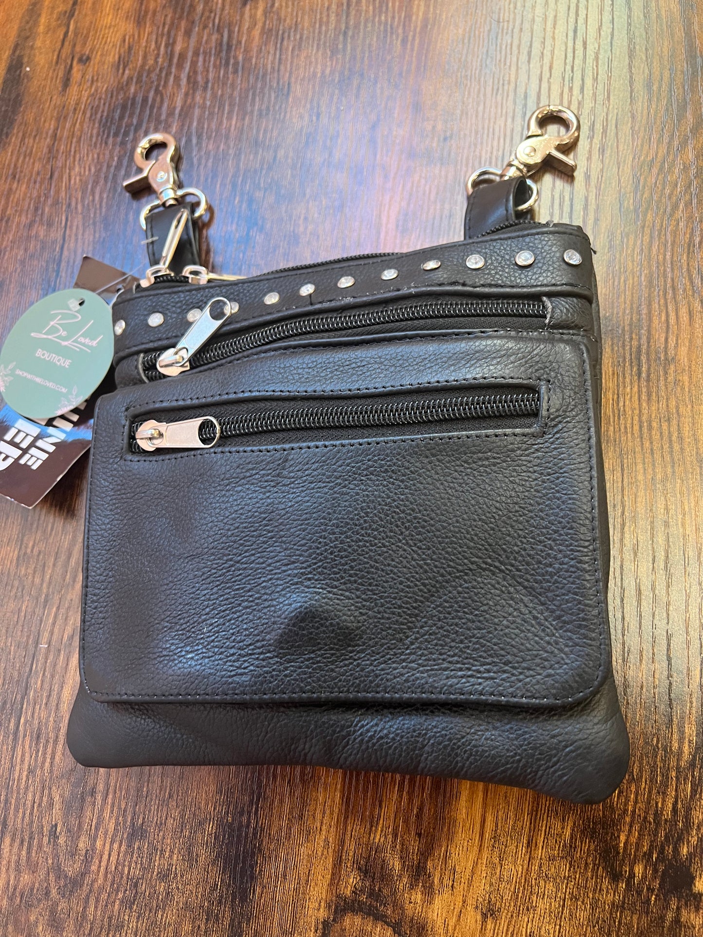 Genuine Leather Crossbody Purse - BeLoved Boutique 